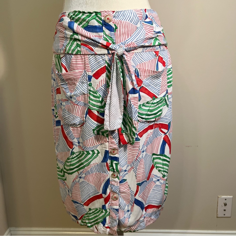 SOLD Anthropologie Beach Umbrella Skirt - Picture 1 of 6